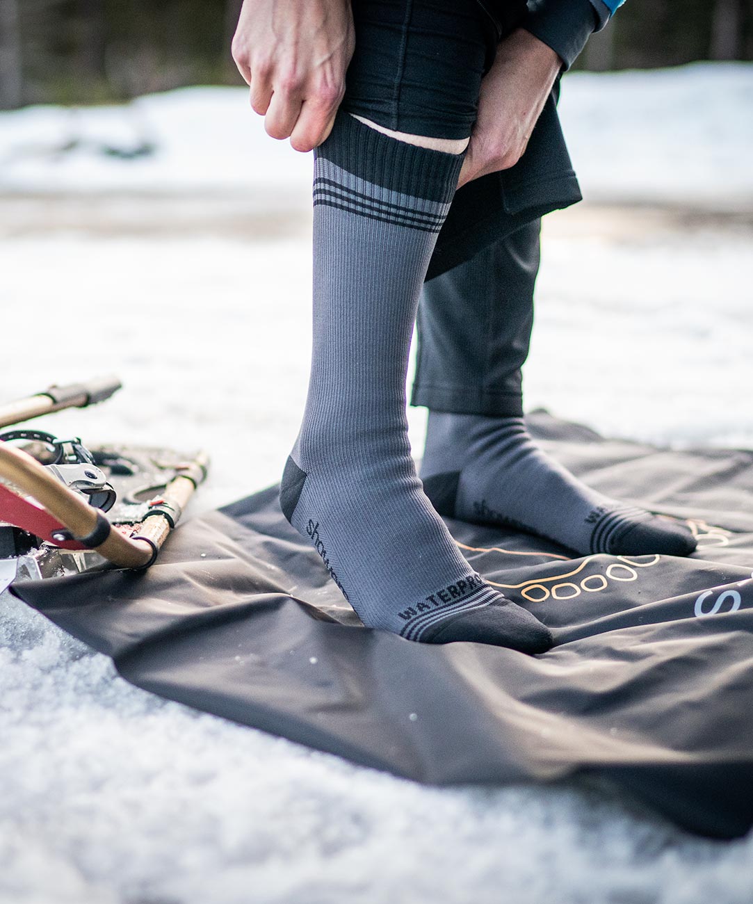 Crosspoint Waterproof Wool Crew Socks