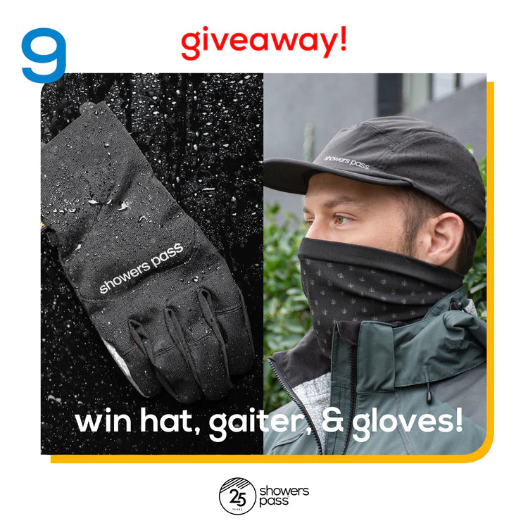 Today's Event: Win a Hat, Gaiter & Gloves