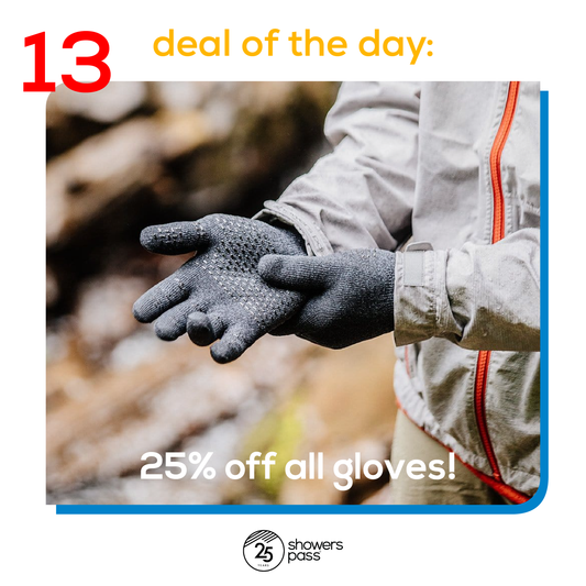 25% Off All Gloves - Today ONLY!