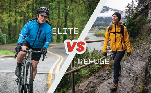 Refuge vs Elite - Which Rain Jacket is right for you?