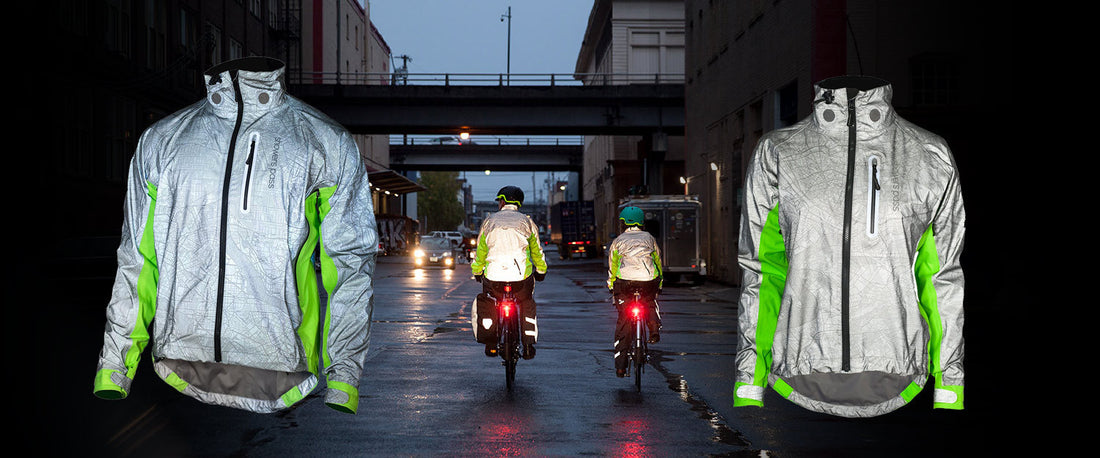 New Hi-Vis Torch Jacket for cyclists who demand to be seen!
