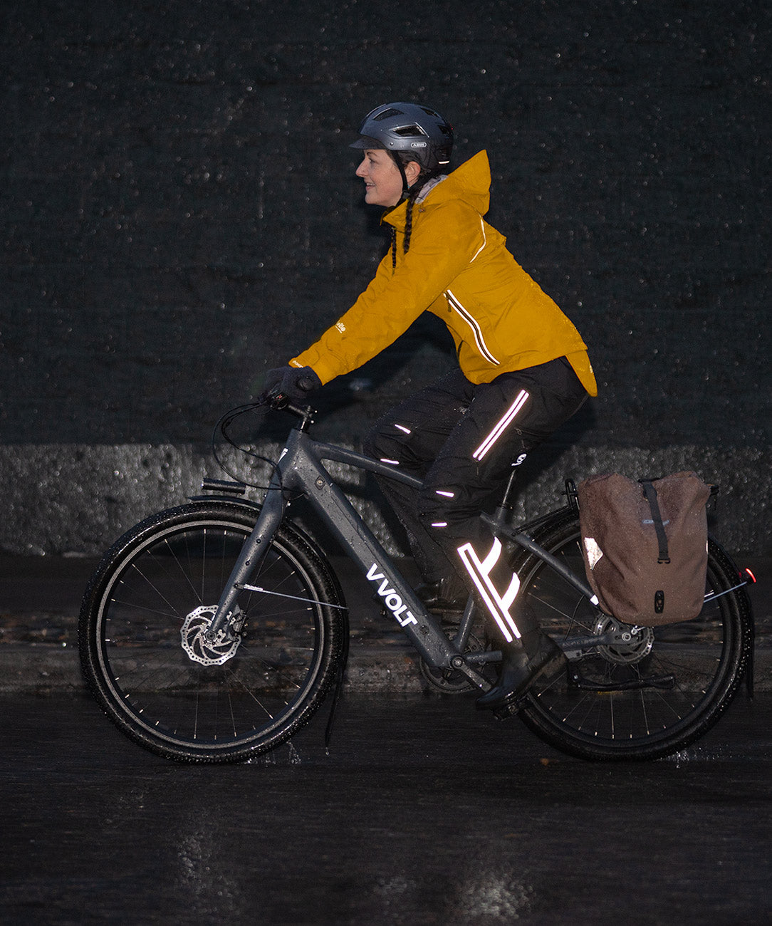 Bike Cycling Waterproof Over Trousers 500 City Cycling Rain